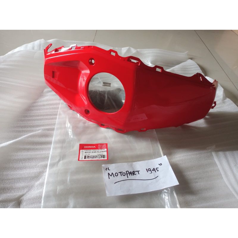 COVER TANGKI TENGAH CBR150R K45R MERAH ORI AHM