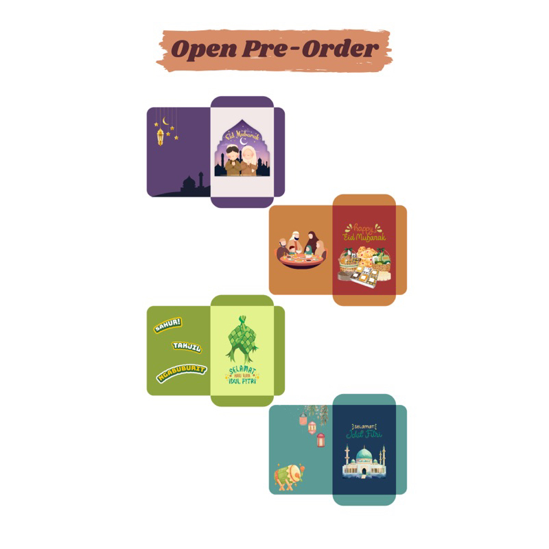 

AMPLOP LEBARAN 2024 MINI SIZE