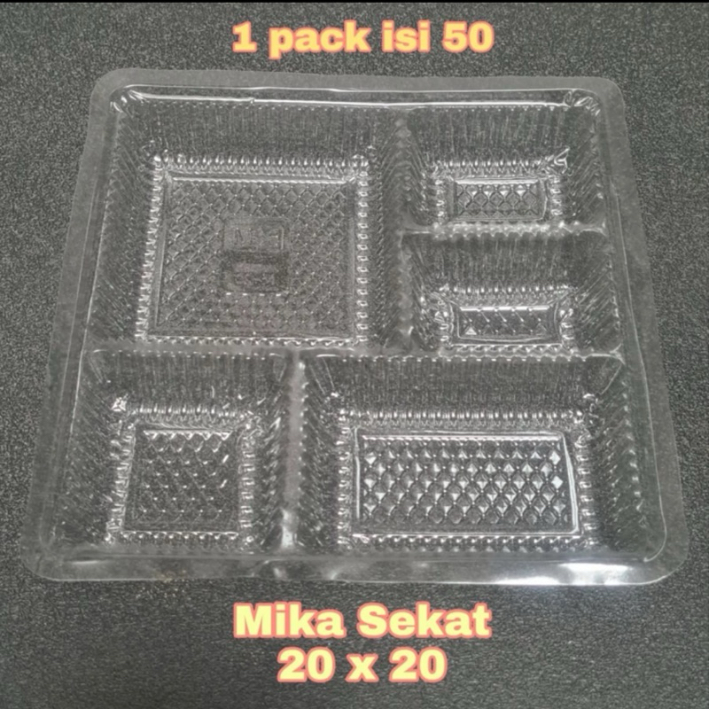 

Mika plastik Sekat Nasi 50 pcs