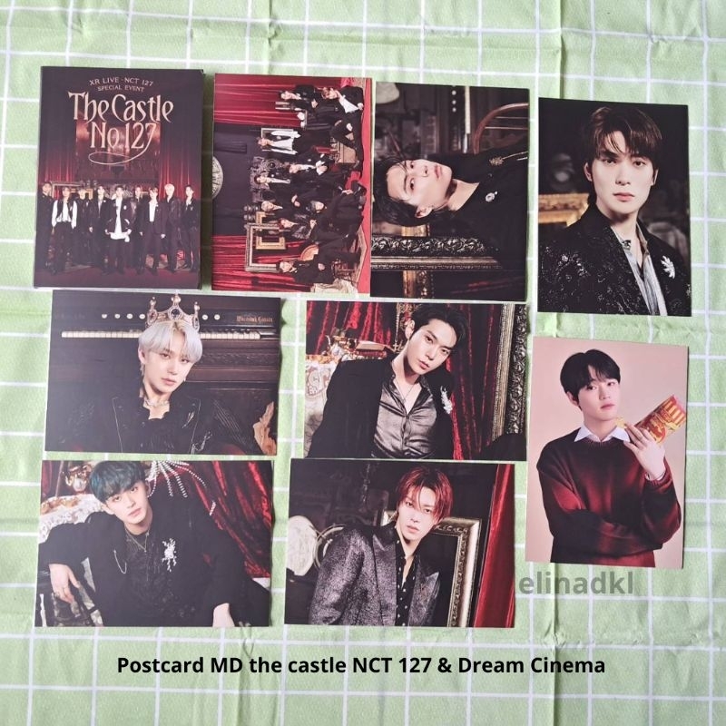 [READY STOCK] Official Md The Castle NCT 127 Cinema NCT Dream Postcard book Sharing Jaehyun Johnny J