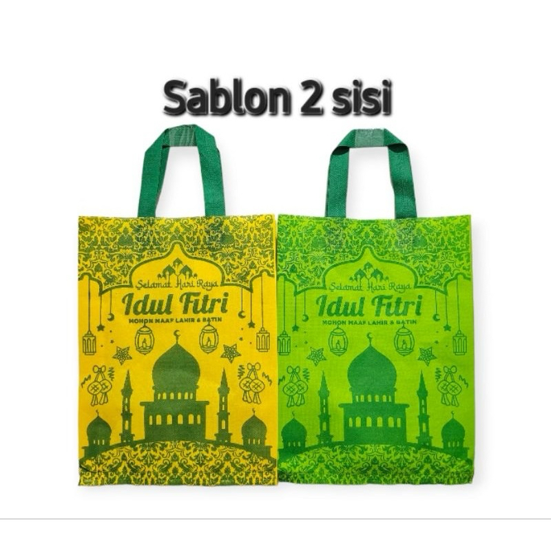 

(1PCS) GOODIE BAG LEBARAN (IDUL FITRI) SIZE 38x45x8 2 SISI SABLON - GOODIE BAG IDUL FITRI - PLASTIK HAMPERS IDUL FITRI LEBARAN