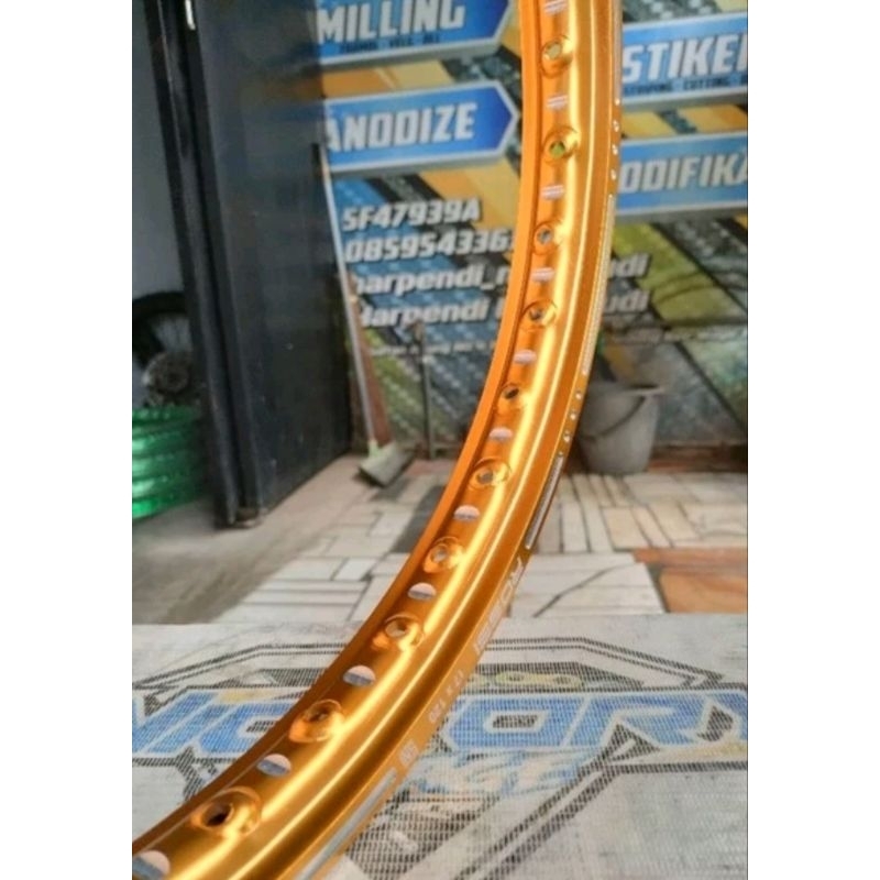 velg v rossi gold slod ukuran 160,140 ring 17