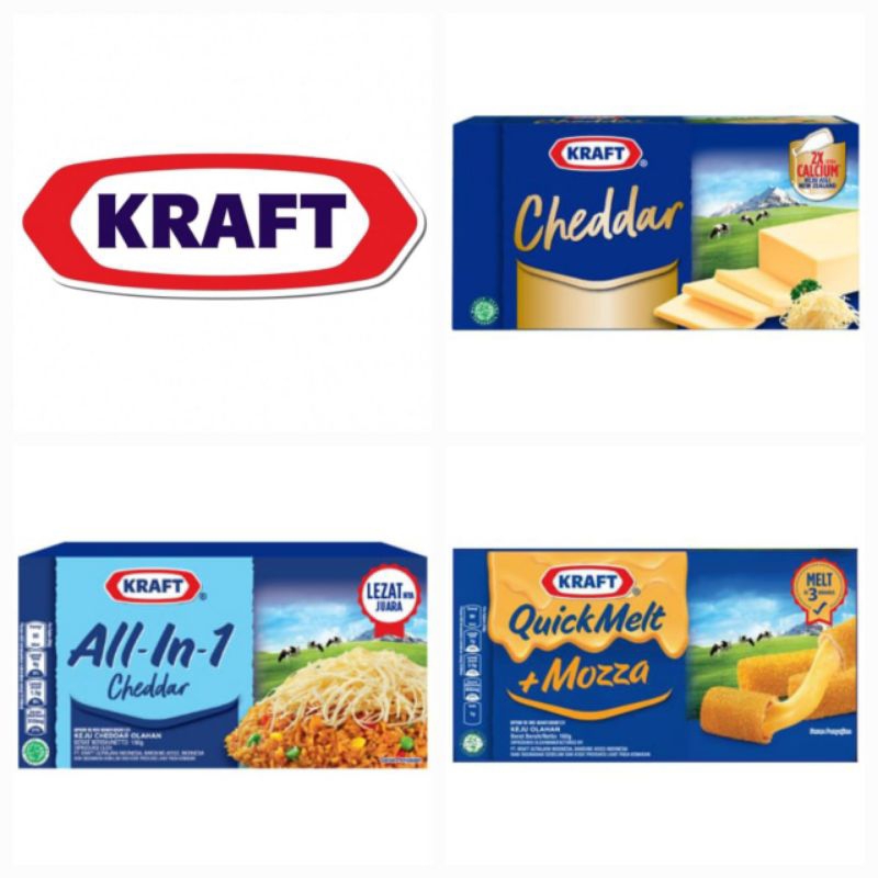 

Kraft Keju Cheddar / Kraft Keju All In One / Kraft Keju Quick Melt