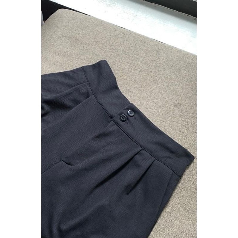 MARSYA - Celana Kulot Jennie Knit Pants Higwaist Knit Kancing Wanita Jumbo Terbaru [BISA COD]