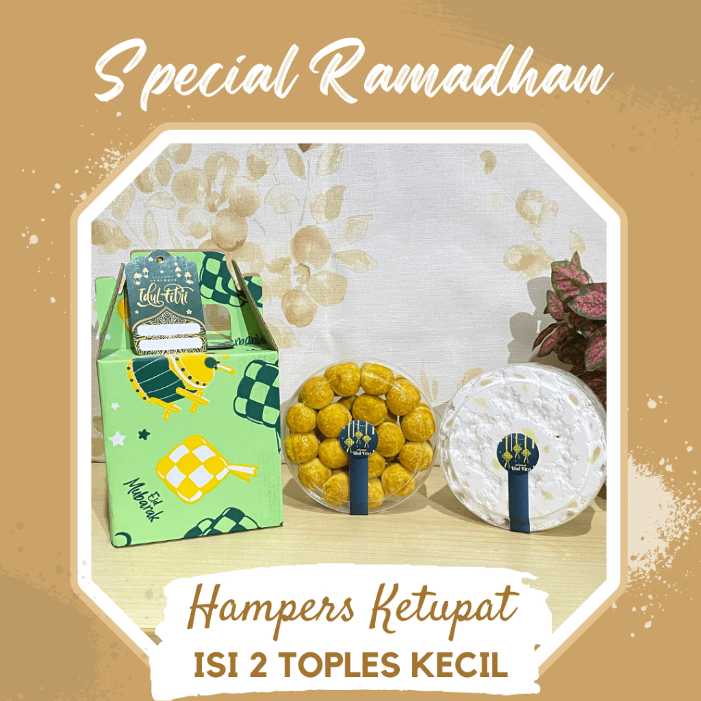 

Hampers Ketupat isi 2 Toples Kecil
