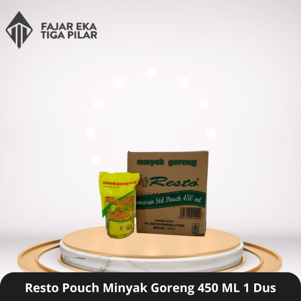 

Resto Minyak Goreng 450 ML Pouch 1 Dus