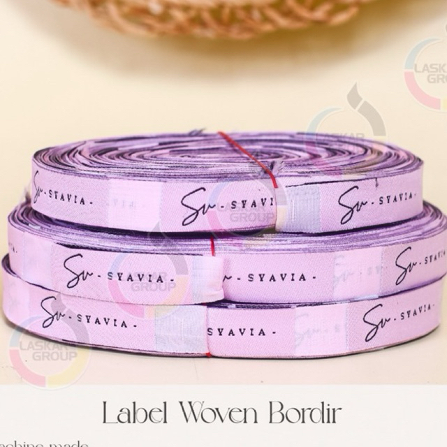 

label woven pesanan khusus