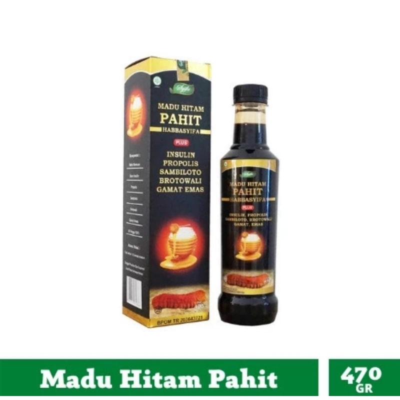 

MADU HITAM PAHIT HABBASYIFA 470 GRAM