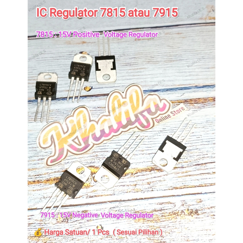 TR IC Transistor Regulator PSU Power Supply Terminal Positive Negative Voltage Regulators LM7815 LM7