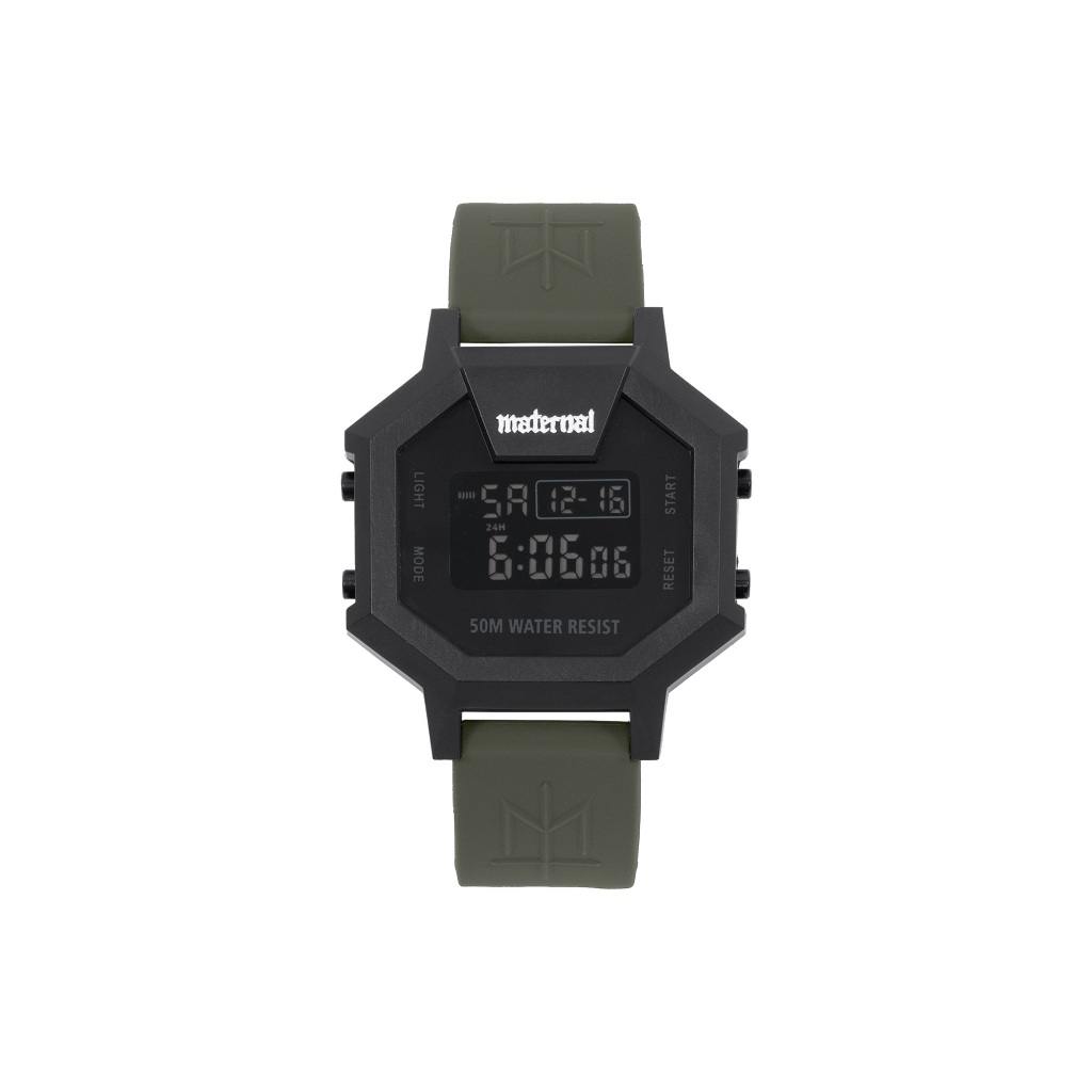 GESTALT BG MATERNAL DISASTER DIGITAL WATCH JAM TANGAN BLACK GREEN