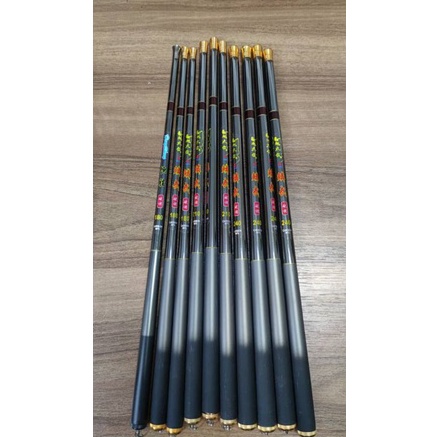 Ready tegek import heng sheng 98 carbon tegek wader uceng microfishing tanago lentur 37 ruas 37cm QV