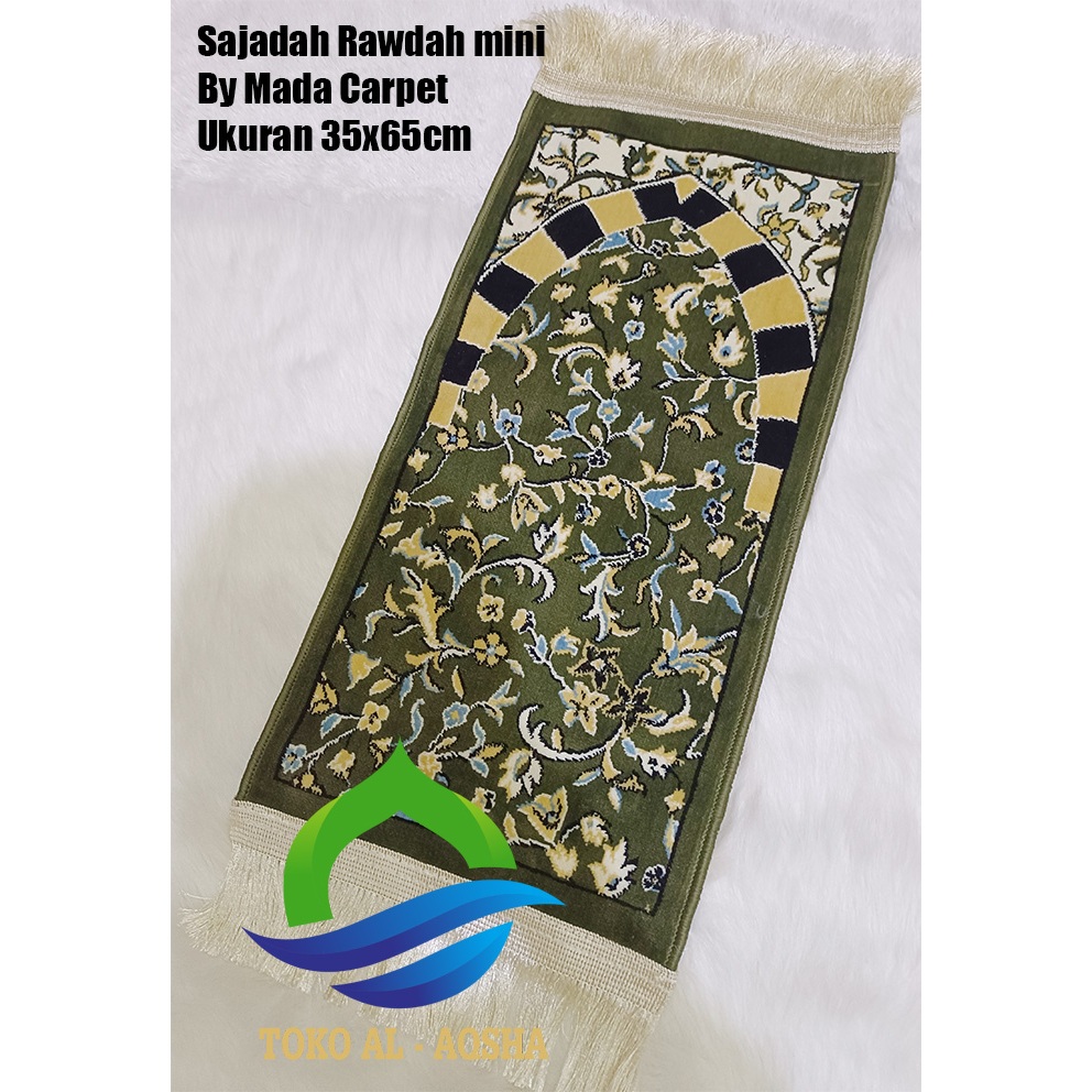 Sajadah Rawdah kepala/Rawdah Mini/Rawdah Kepala by Mada Carpet