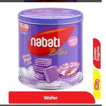 

nabati wafer 287g korean goguma pink lava richeese cheese