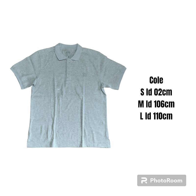KAOS BERKERAH COLE KAOS POLO KAOS PRIA