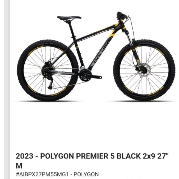 polygon MTB premier 5 sepeda mtb M
