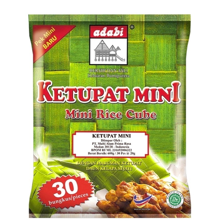 

Adabi Ketupat Mini 30 x 20gr