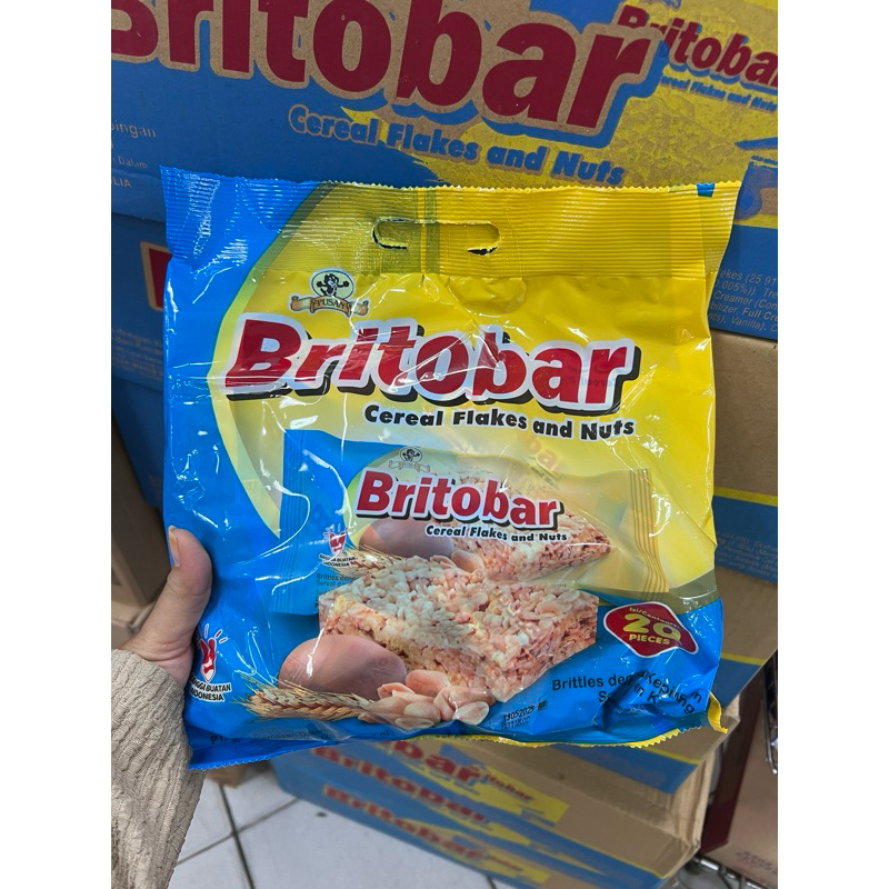 

BRITOBAR CEREAL FLAKES AND NUTS Snack Sereal isi 20