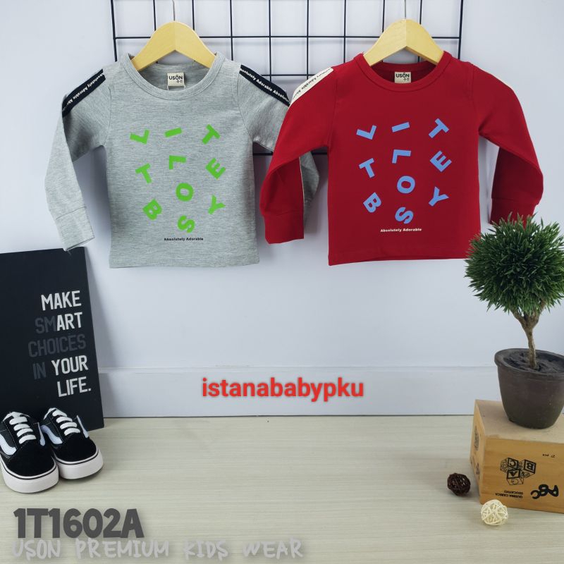 Uson Baju Kaos Bayi 0-6 Bulan / Baju atasan bayi panjang tangan