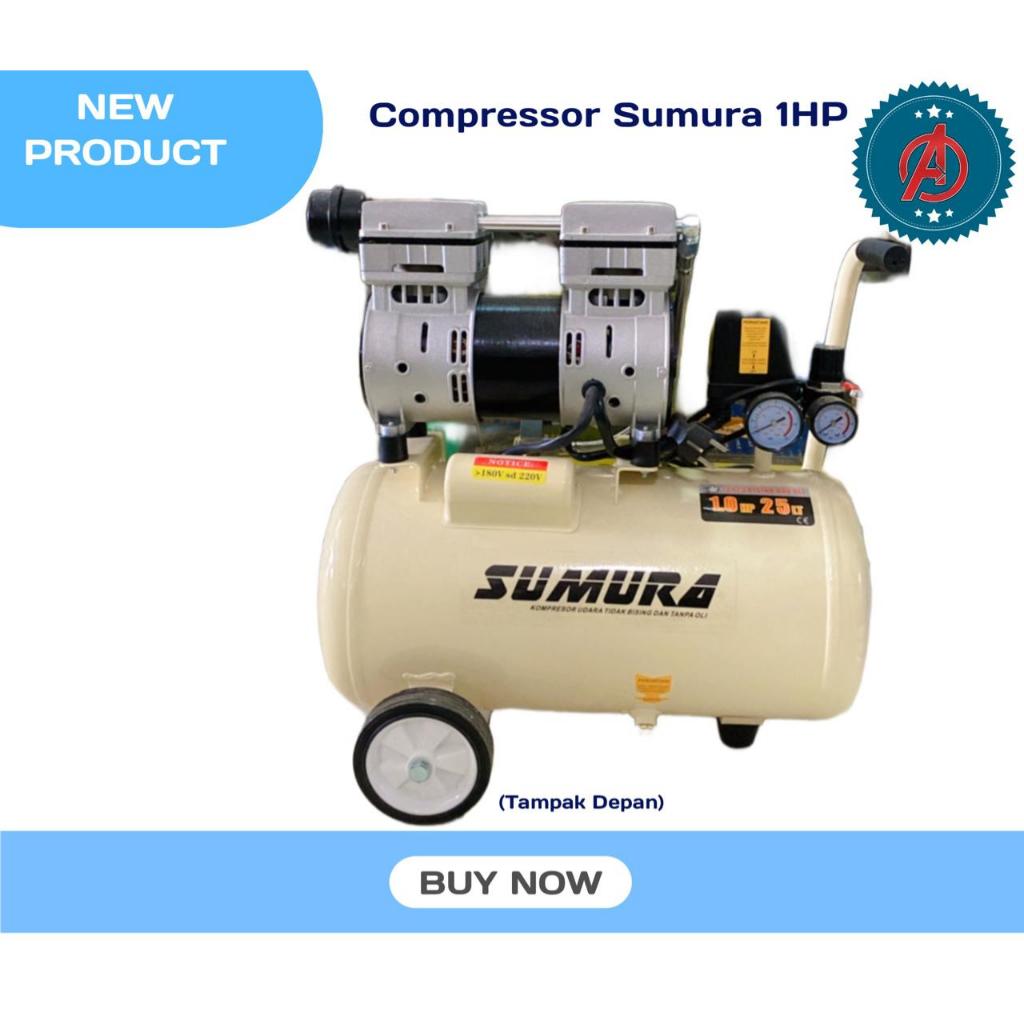 Kompressor Sumura Oilless 1 HP tipe OFS-750