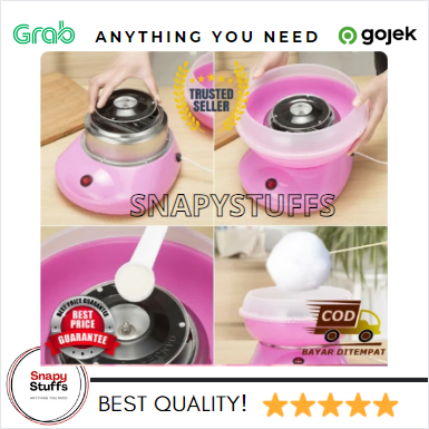 Mesin Pembuat Gula-Gula Kapas Permen Cotton Candy Maker Alat FoodMesin Pembuat Gula-Gula Kapas Perme