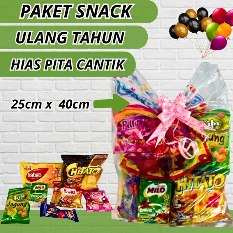 

SOUVENIR ULANG TAHUN/PAKET ULTAH MURAH/BINGKISAN SNACK ULTAH /PARCEL ULANG TAHUN ANAK/SNACK ULANG TAHUN MURAH