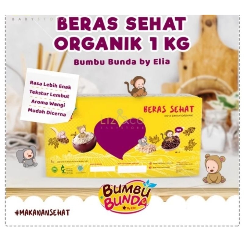 Bumbu bunda beras merah 1kg exp oct 2024