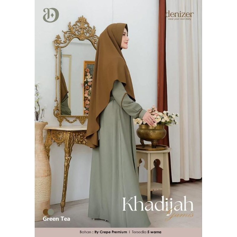 Gamis Khadijah set khimar original Denizer daily