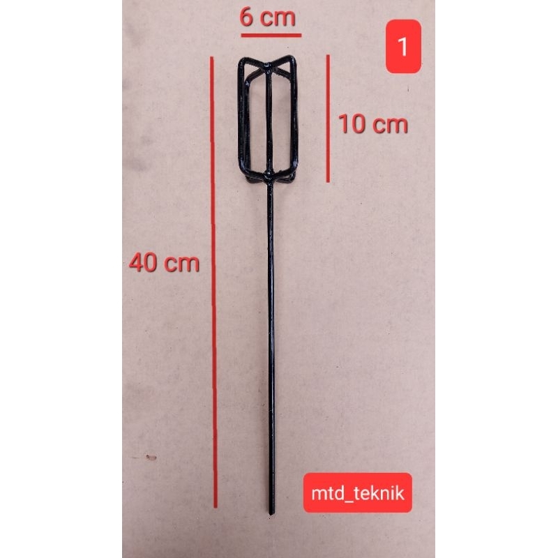mixer stik, tongkat pengaduk cat/semen, stik pengaduk bor