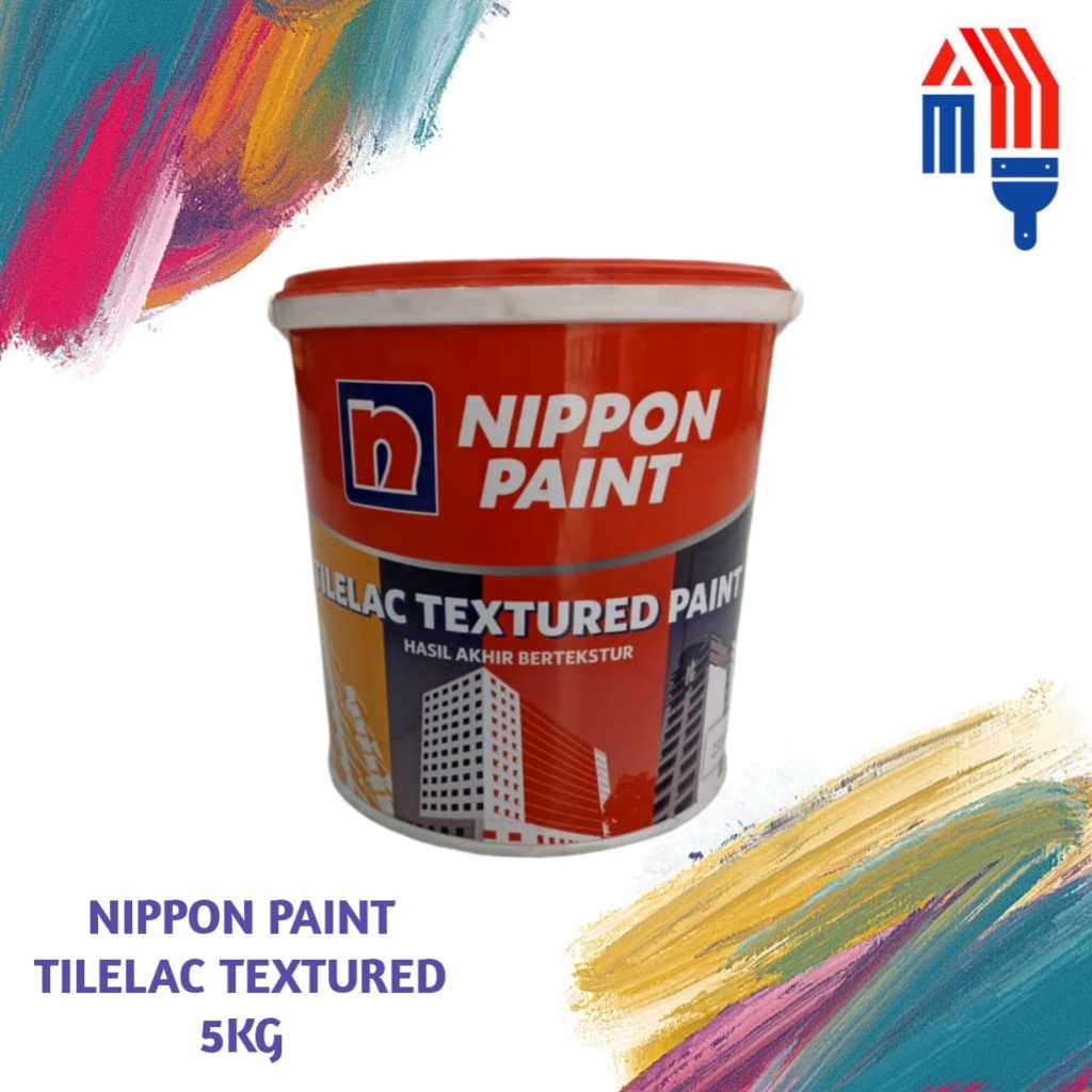 NIPPON PAINT TILELAC TEXTURED PAINT 5KG / PLAMIR TEXTURED NIPPON PAINT