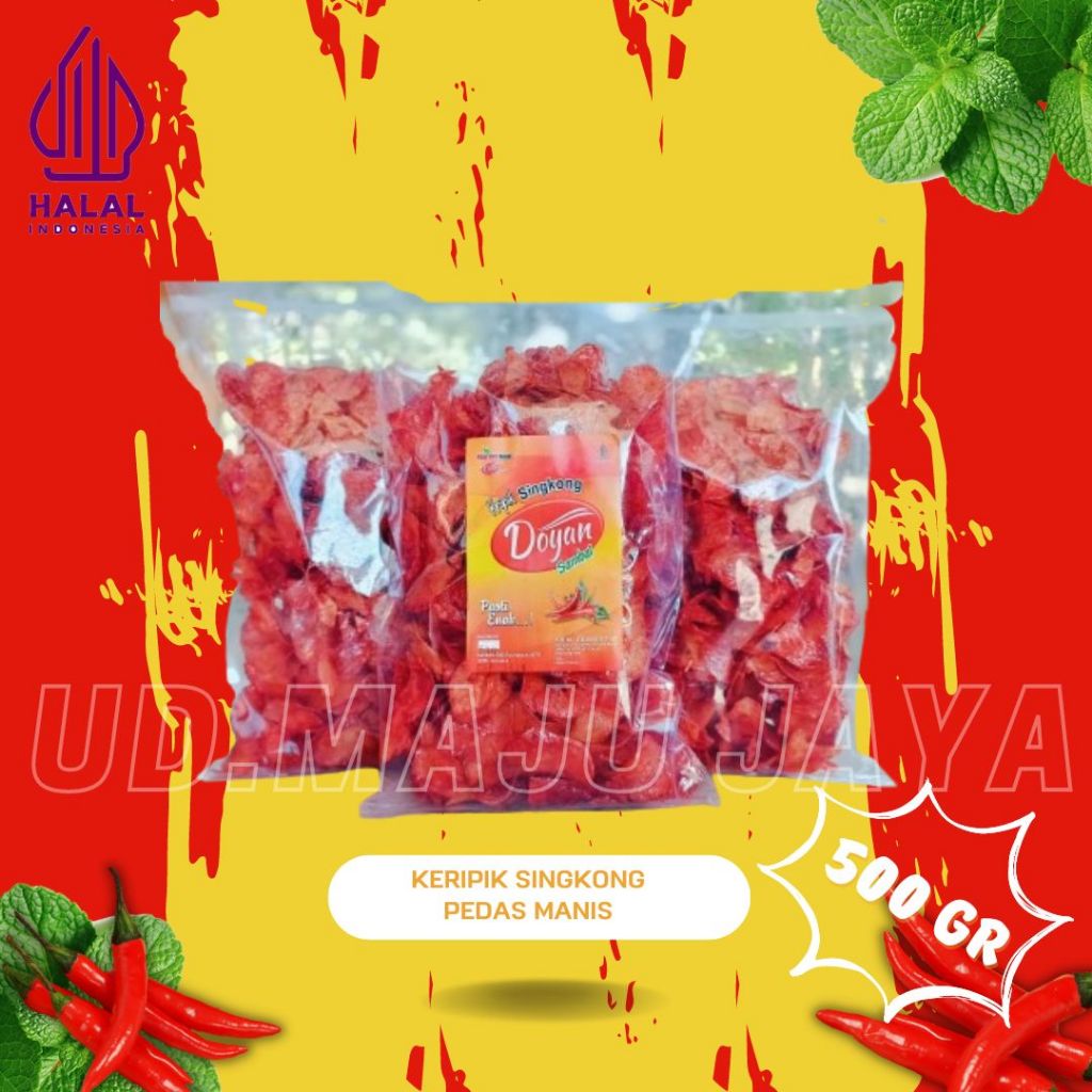 

500 Gr Keripik Singkong Doyan Balado Pedas Basah