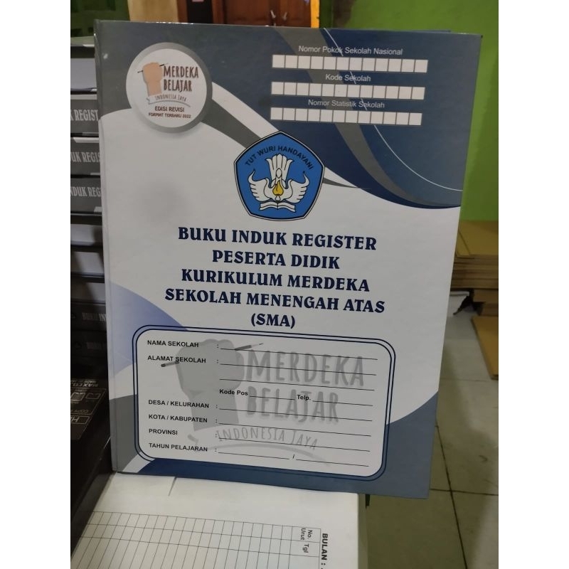 

Buku Induk Register Siswa SMA Mereka