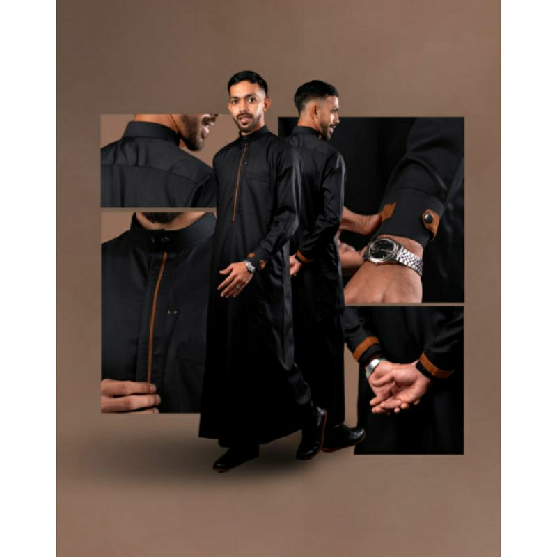 Thobe | Gamis | Jubah | Rethobe | Baju Muslim | Laki | Pria | Moha by Hala Premium MH2403 | admino81