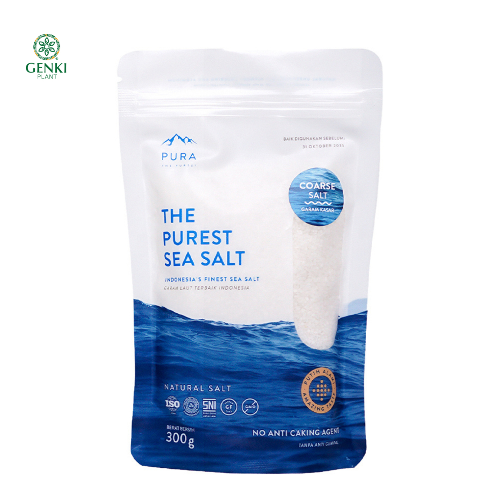 Pura Purest Sea Salt Coarse / Garam Laut Natural Kasar - 300 g