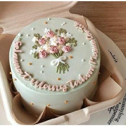 

CUSTOM Kue Tart Bento Karakter Korea Diameter 10cm/15cm (Custom Rumit)