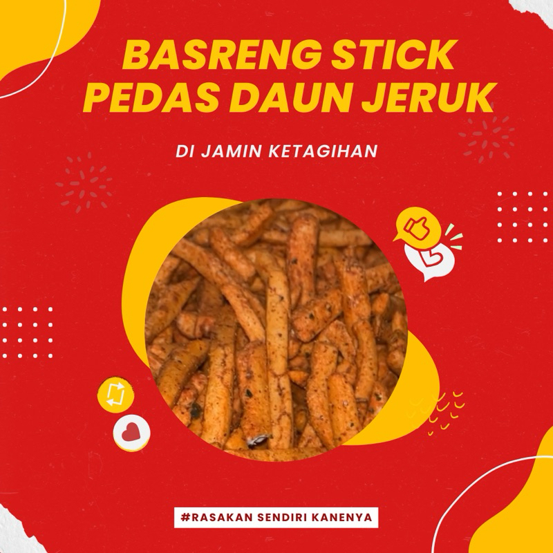 

Basreng Stick Pedas Daun Jeruk