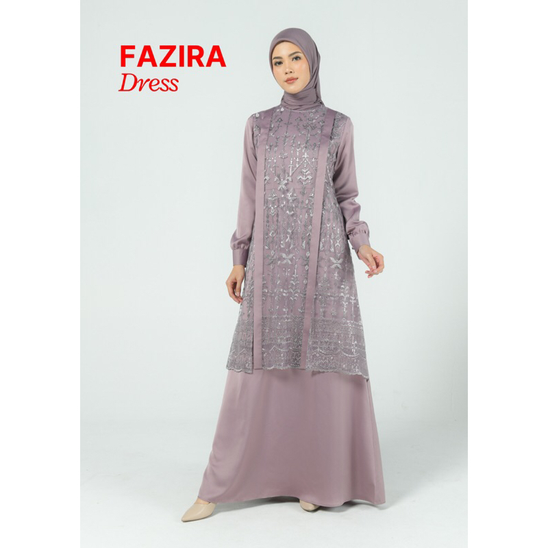 Fazira dress - dress sarimbit ori zoya 2024 Fazira dress || gamis brukat