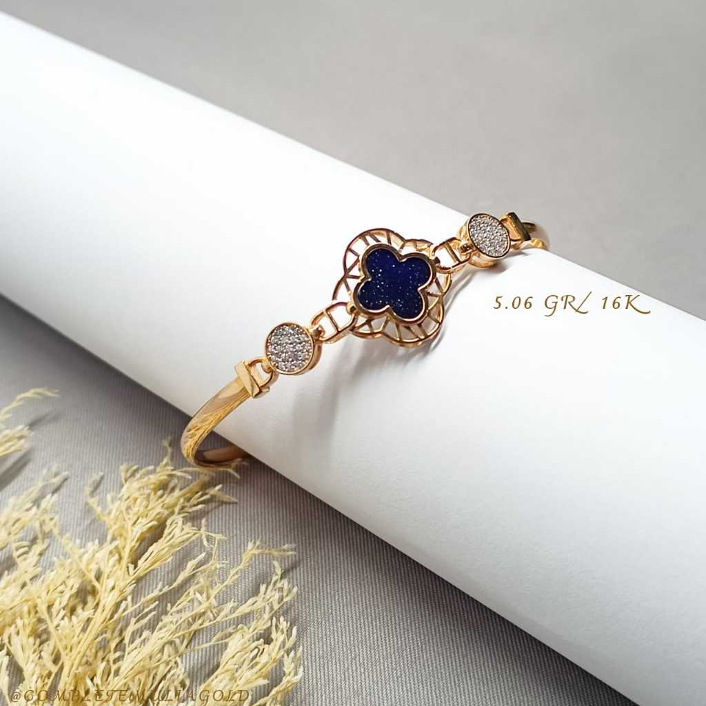 GELANG BANGLE VC HITAM 16K (WAJIB TANYA STOCK)