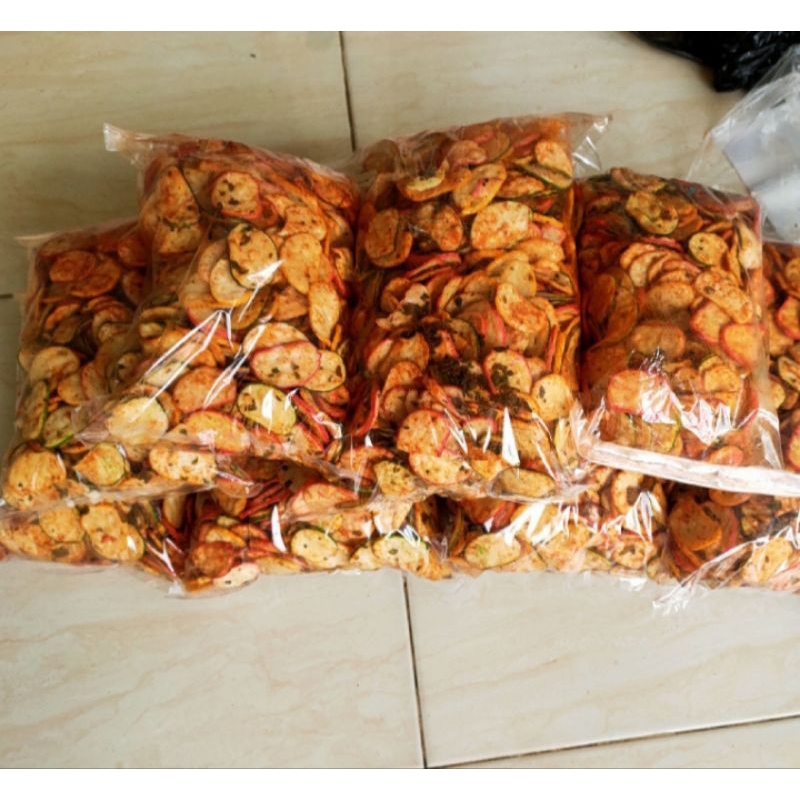 

500 gr Kerupuk Seblak Kering Pedas Daun Jeruk