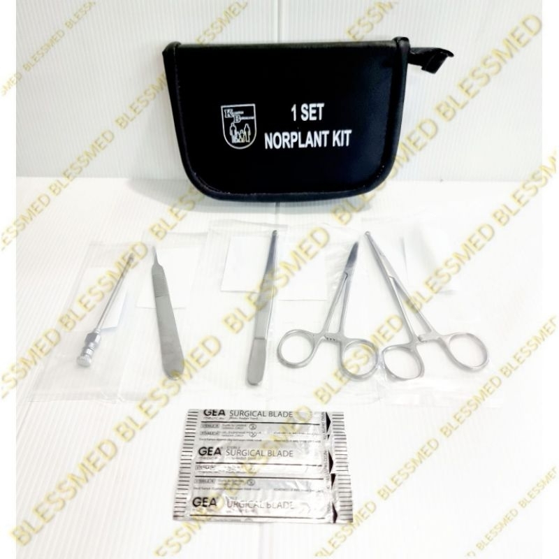 Norplant Kit/Implant Kit/Set Alat untuk Pasang dan Lepas KB