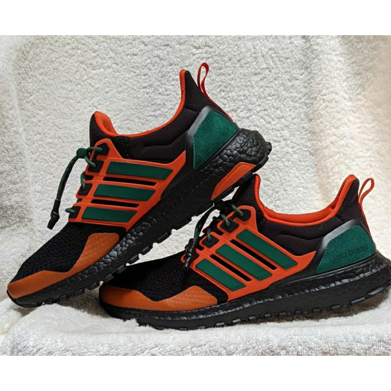 Sale Adidas Black/Orange Miami Hurricanes Ultraboost 1.0