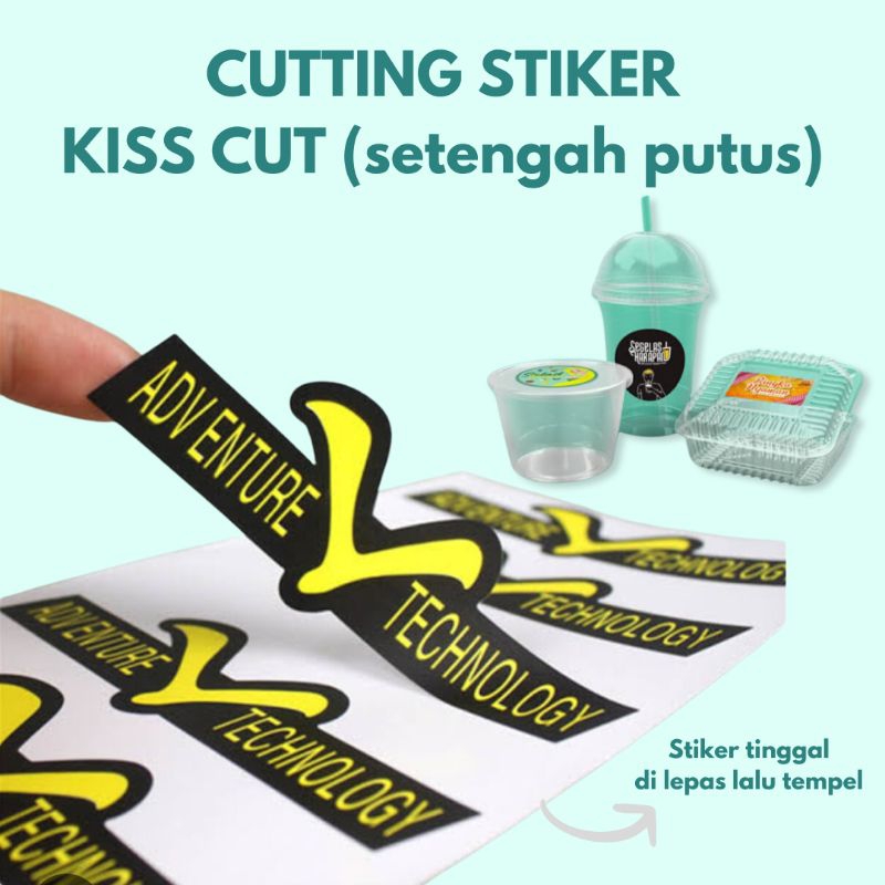 

Cetak Stiker KISS CUT Label Bulat - Print Label Produk Kemasan / Label Kemasan Makanan / Custom / KROMO / VINIL / TRANSPARAN