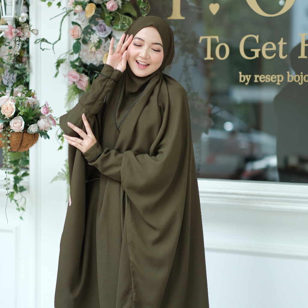 French Khimar  Set Rok Syar'i | Khalisa by AZQIARA SAHABAT HIJRAHMU 2015