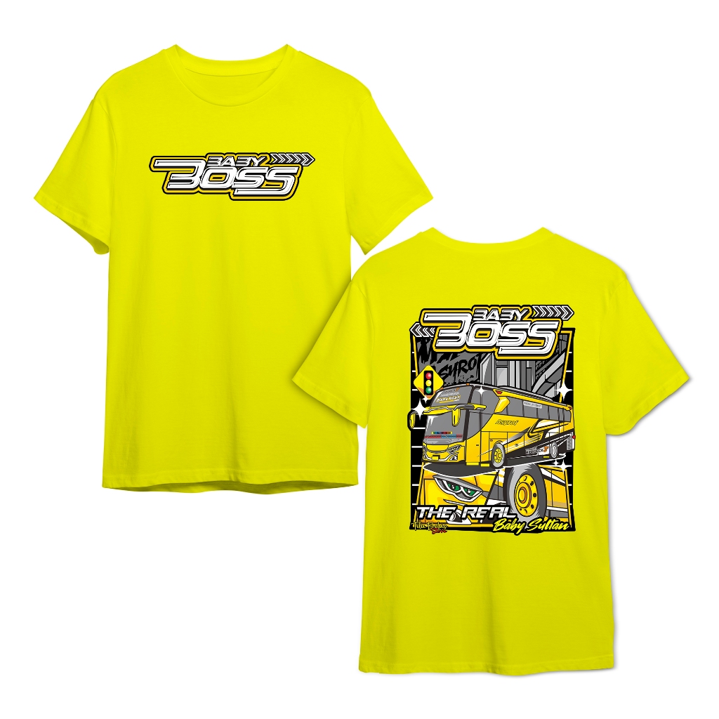 Kaos Anak Bus Mania Baby Boss