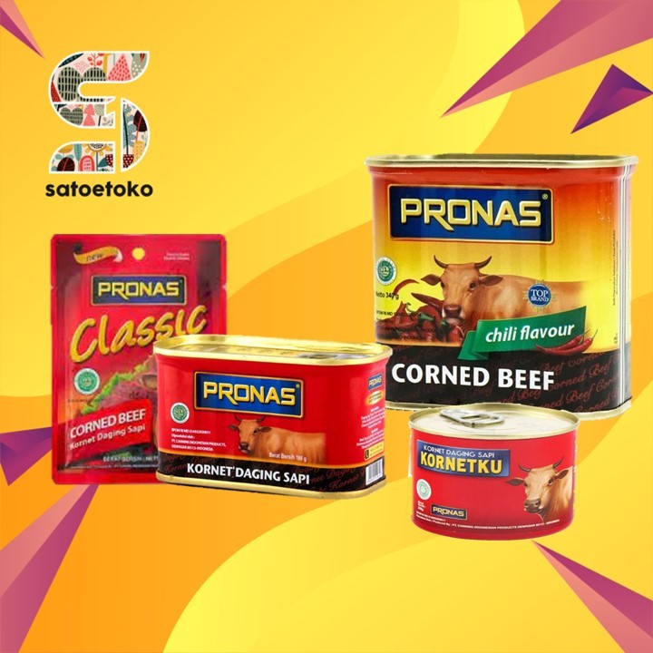

Kornet Pronas / Korned Corned Daging Sapi Ayam
