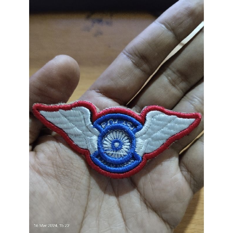 Bordir Timbul Roda Fungsi Polantas Polri Polisi Lalu Lintas