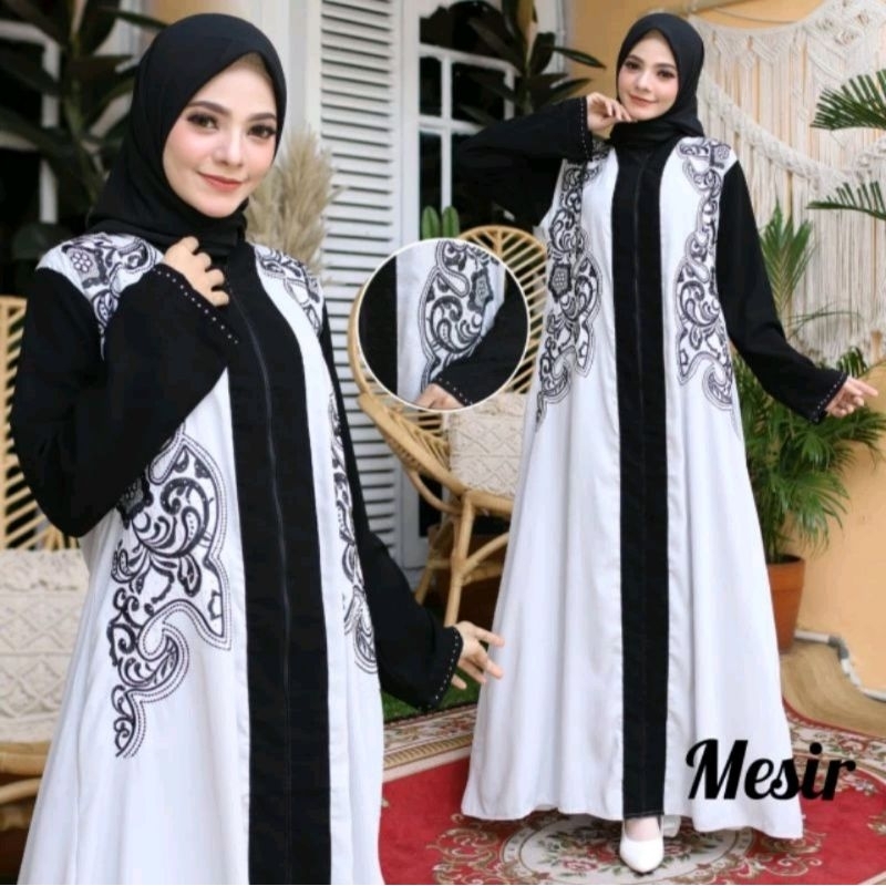 Abaya Gamis Muslim Mesir Original Impor Terbaru