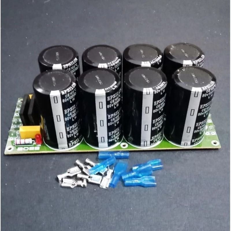 Kit PSU 8 Elco Epsilon 10000uF 80V Original Plus Skun PCB