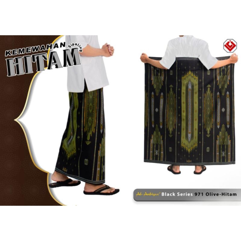 SARUNG AL ANBIYAA BLACK SERIES 971