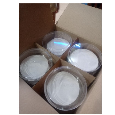 Toples Mika 250gram Plastik Nastar Murah Isi 12 Bulat Kotak