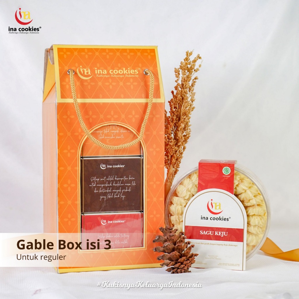 

Promo 7.7 KUE KERING INA COOKIES KEMASAN HAMPER GABLE BOX REGULER
